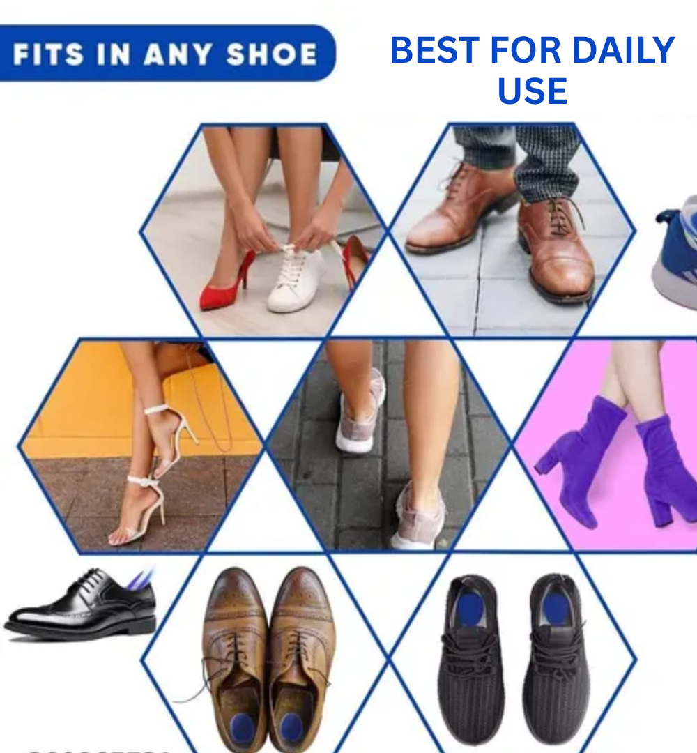 Gel Silicone Heel Cups | Soft Heel Support Pads for Men & Women | Comfortable Cushion for Daily Walking & Standing
