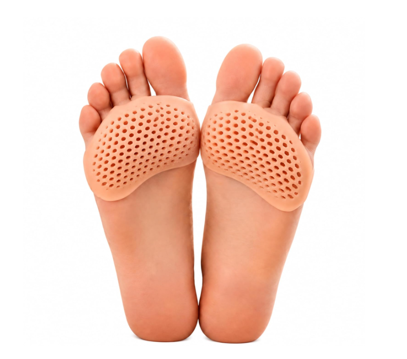 Silicone Tiptoe Pads for Men & Women | Soft Forefoot Cushion Pads for High Heels, Sneakers & Daily Wear | Reusable Anti-Slip Foot Support