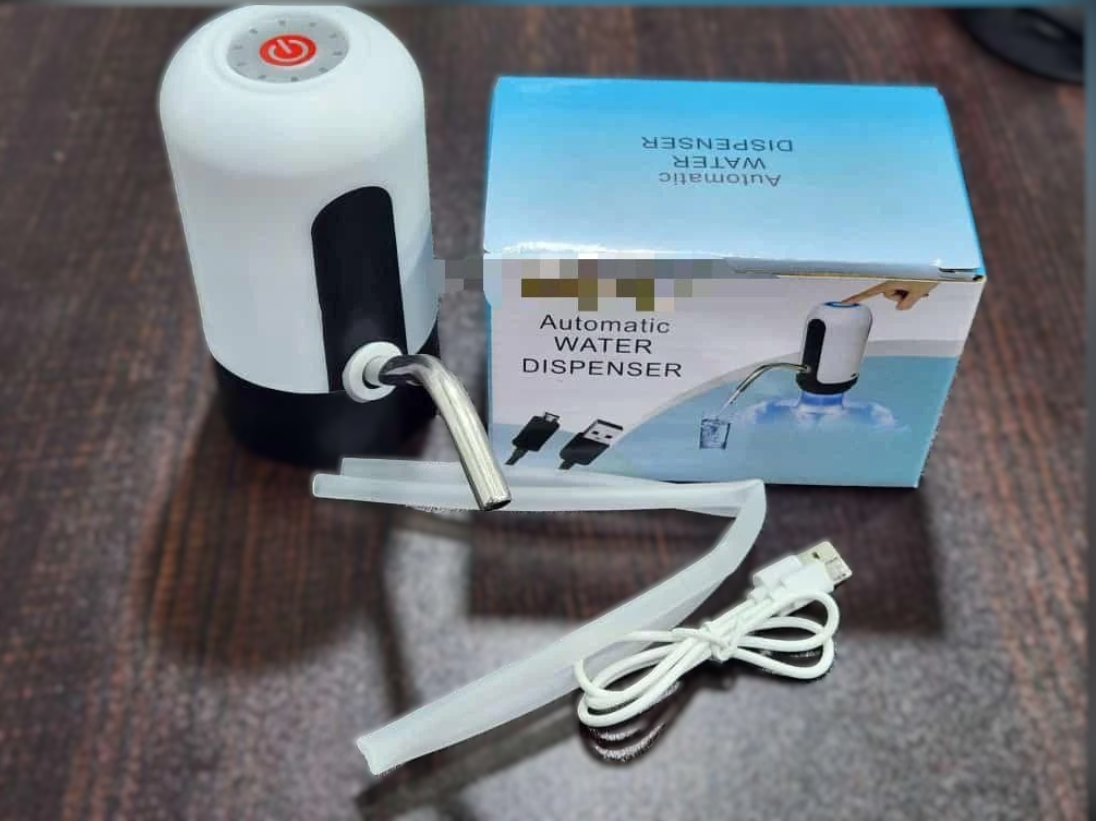 Automatic USB Rechargeable Water Dispenser Pump for  Water Bottles | One-Touch Portable Water Pump for Home & Office